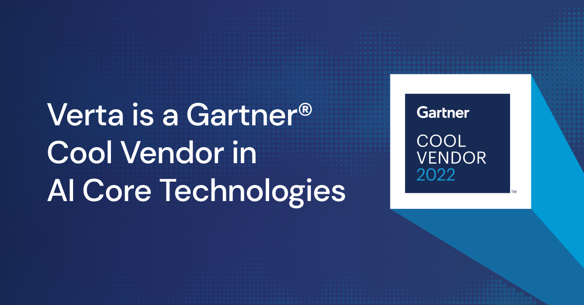 Gartner Cool Vendor in AI Core Technologies — Scaling AI in the Enterprise